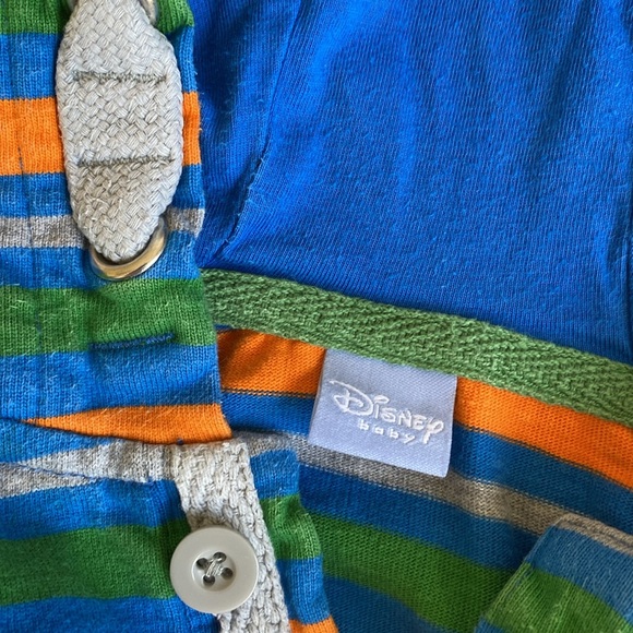 Disney Baby Stripe Star Player Tigger Hoodie 12 Months - Picture 8 of 13